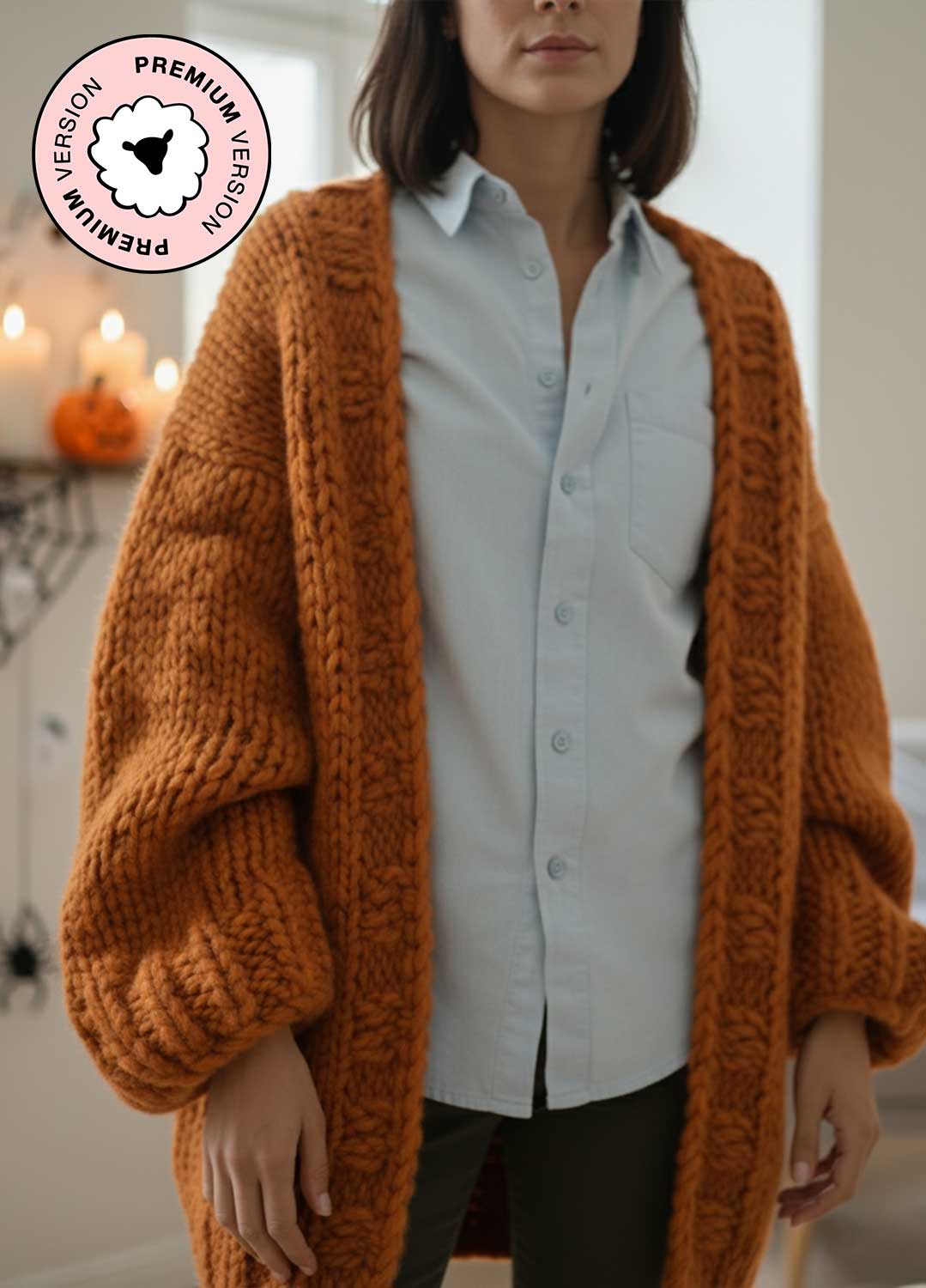 Simone Cardigan Kit Premium Version – We Are Knitters