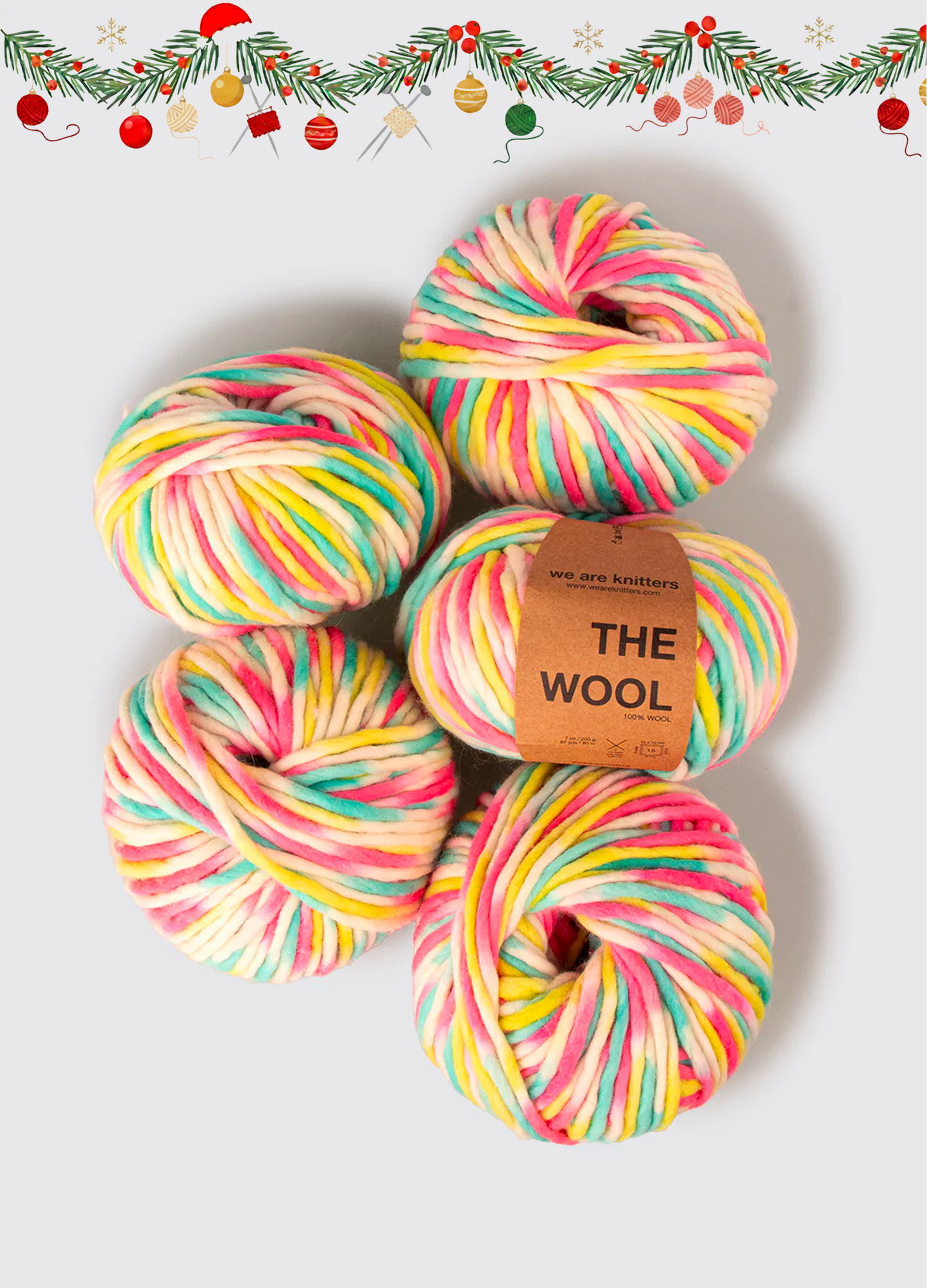 5 Pack of The Wool Yarn Balls