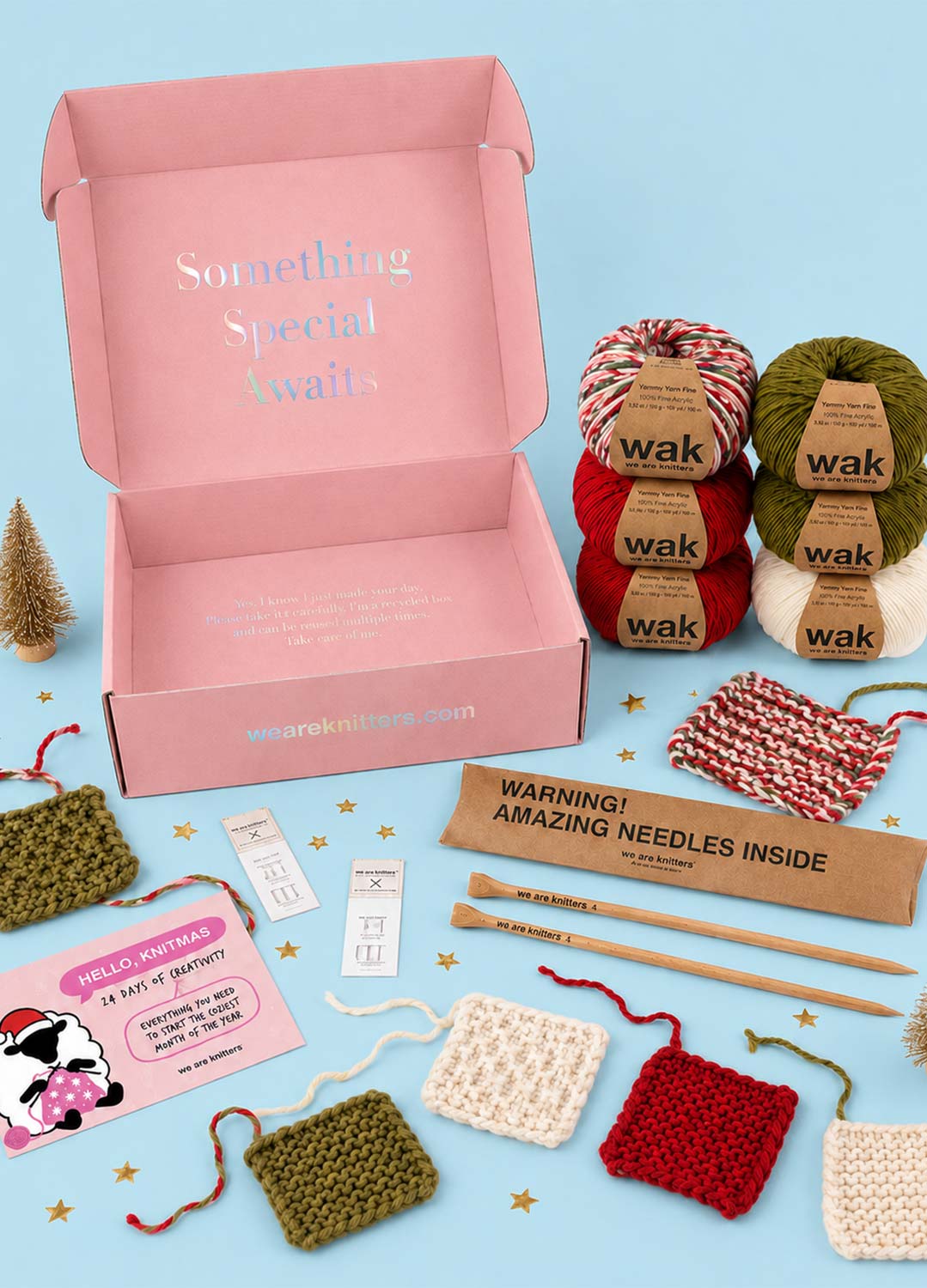 Knitmas: 24 Tage Stricken – Adventskalender mit Überraschungs projekt – VORBESTELLUNG