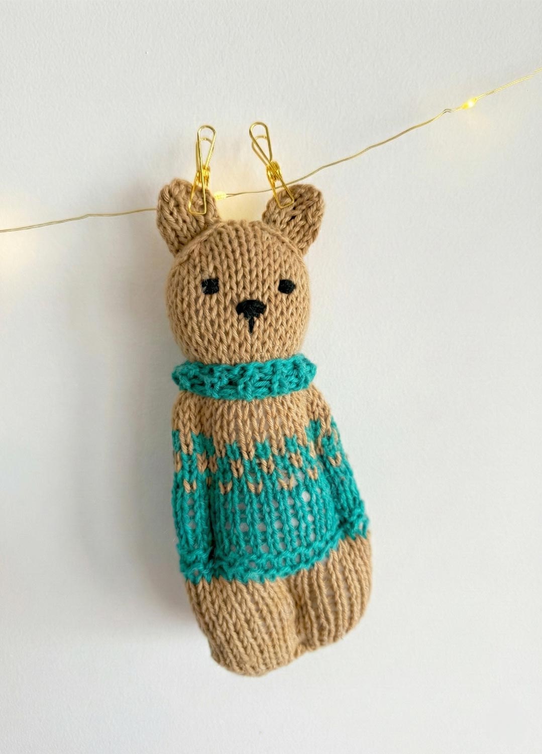 The Knitty Bear - Easy Mini Knitted Bear Kit
