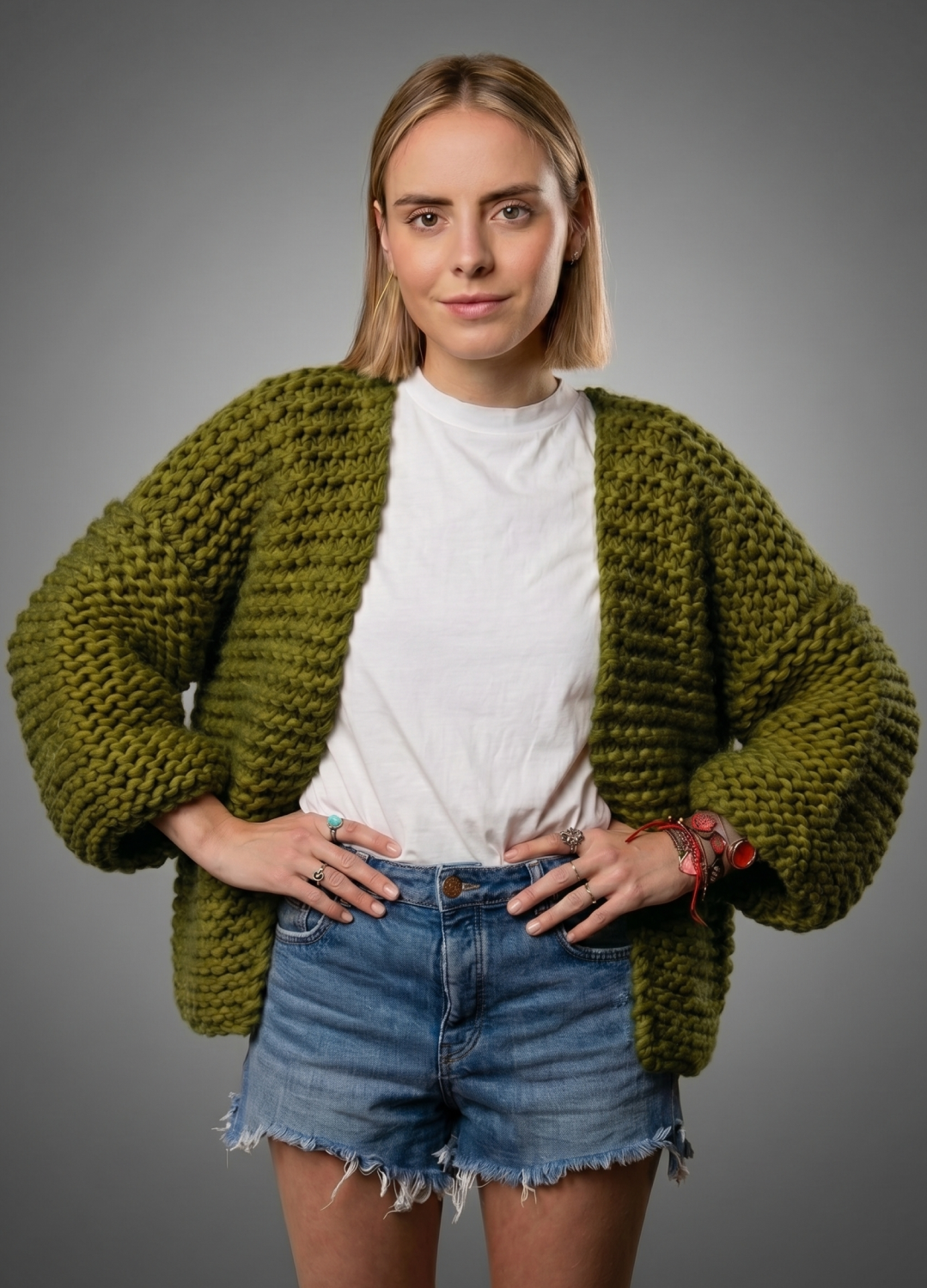 Brera Cardigan Kit - Yummy Yarn Version