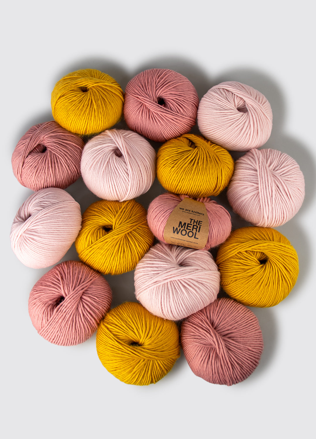 15 Pack of Meriwool Yarn Balls