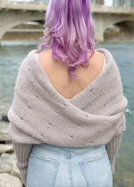 Easy Eyelet Sweater Scarf x @knitatude Kit - Petite Premium Version