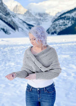 Easy Eyelet Sweater Scarf x @knitatude Kit - Meripaca Premium Version