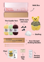 The Knitty Kitty – Mini-Strickkatzen-Kit – Cuddle Yarn