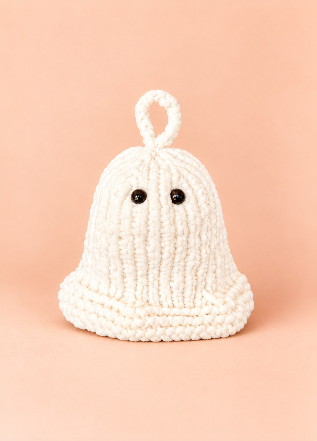 Der Knitty-Geisteranhänger – Einfaches Strickset für einen Geist