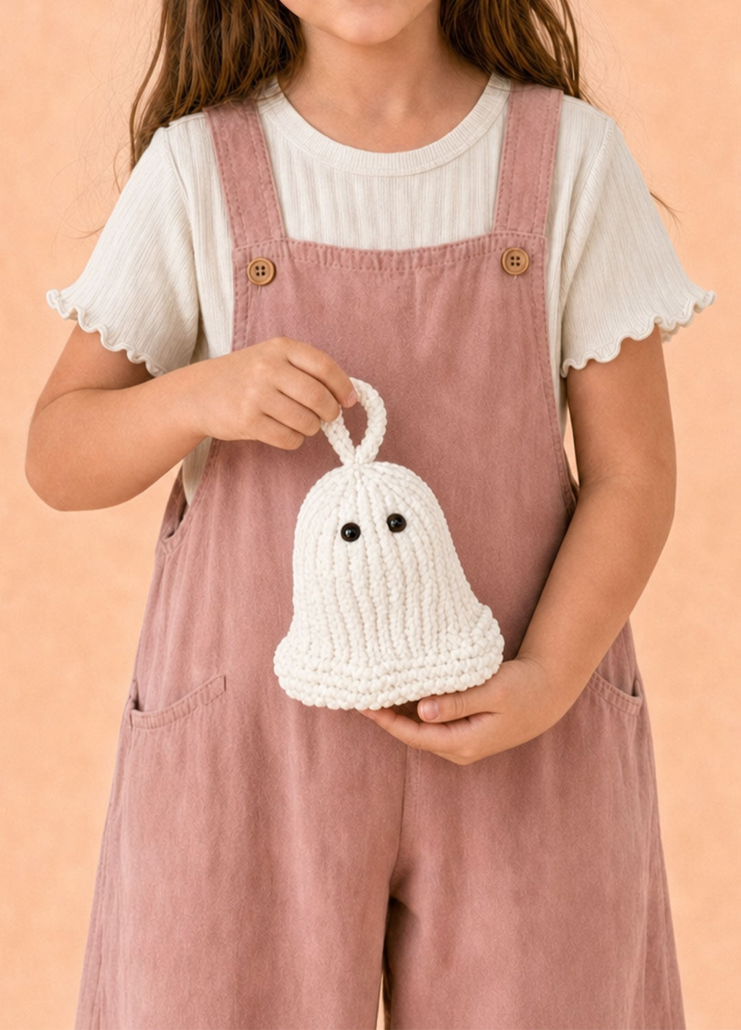 Der Knitty-Geisteranhänger – Einfaches Strickset für einen Geist