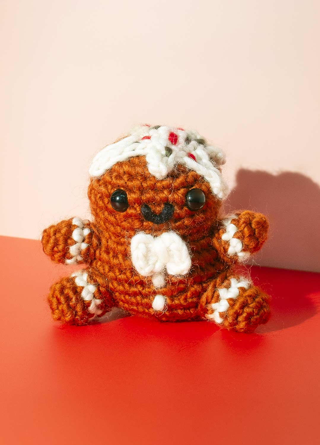 Gerry the Gingerbread Man Free Pattern x @knottrying