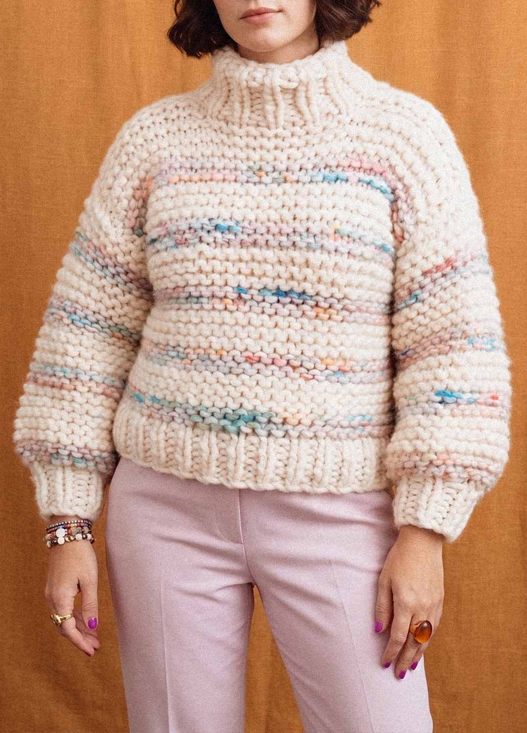 Glace Sweater Kit - Yummy Yarn Version