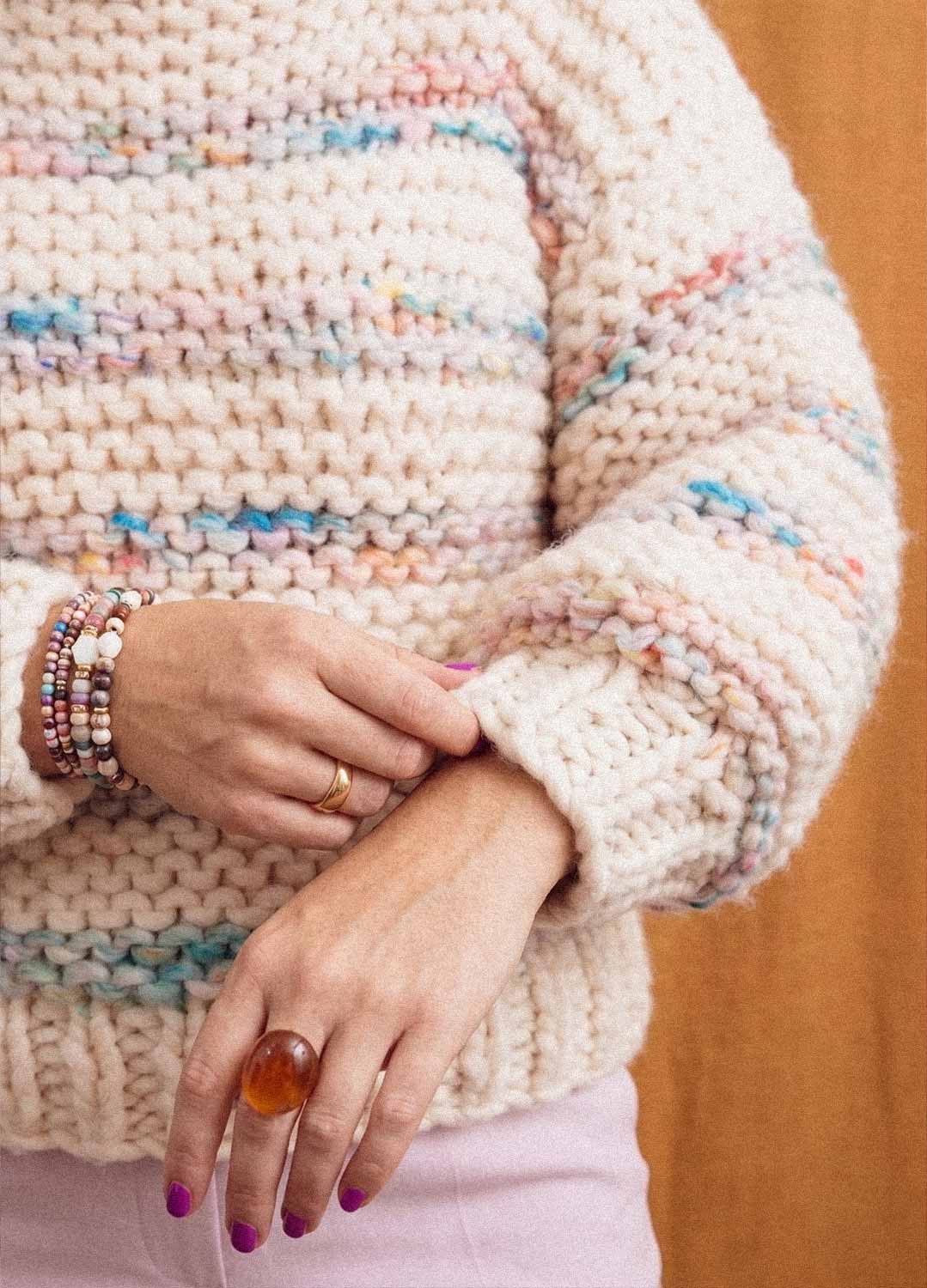 Glace Sweater Kit - Yummy Yarn Version