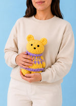 The Knitty Bear – Einfaches Mini-Strickbär-Kit – Cuddle Yarn