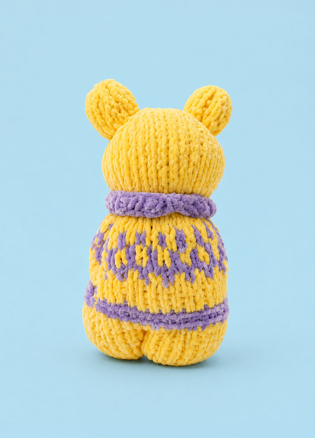 The Knitty Bear – Einfaches Mini-Strickbär-Kit – Cuddle Yarn