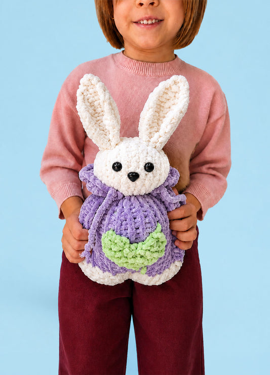 The Knitty Bunny – Einfaches Mini-Strickhasen-Kit – Cuddle Yarn