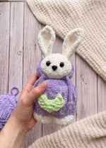 The Knitty Bunny – Einfaches Mini-Strickhasen-Kit – Cuddle Yarn