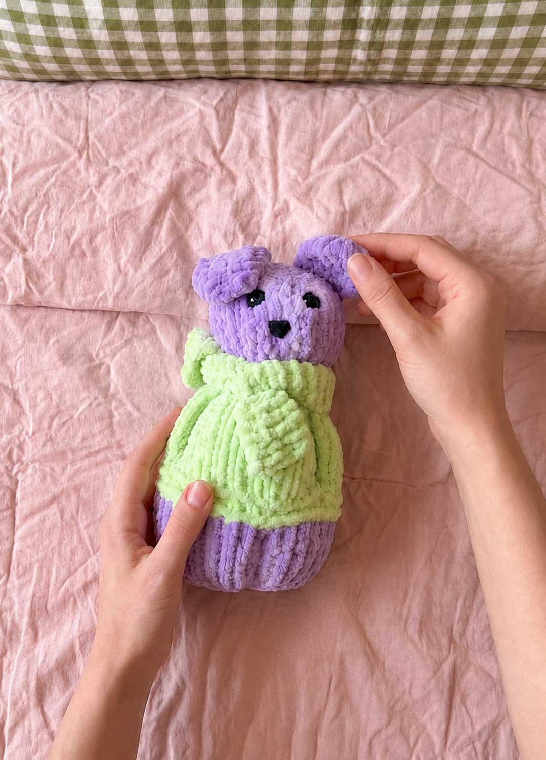 The Knitty Dog – Easy Mini Knitted Dog Kit – Cuddle Yarn