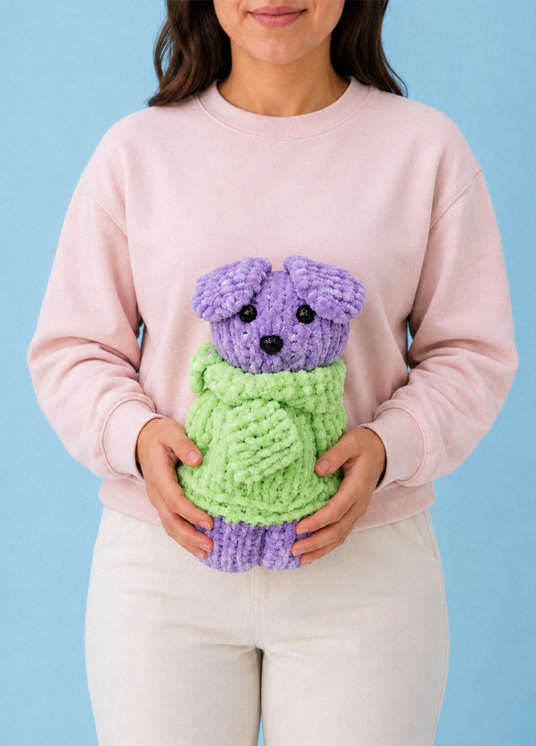 The Knitty Dog – Easy Mini Knitted Dog Kit – Cuddle Yarn