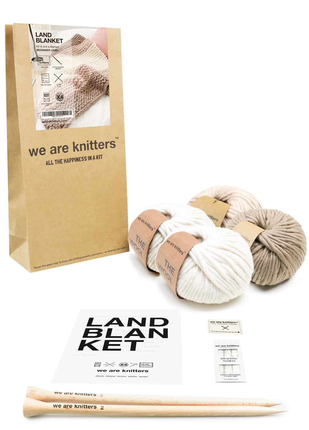 Land Blanket Kit - Yummy Yarn Version