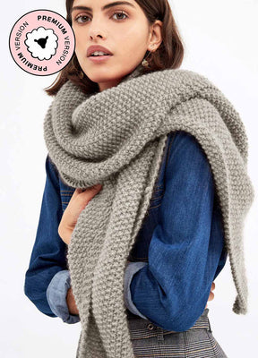Le Marais Shawl Kit - Yummy Yarn Fine Version