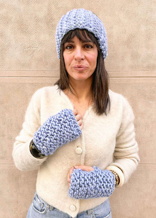 Monstera Turban & Handwärmer Kit - Yummy Version