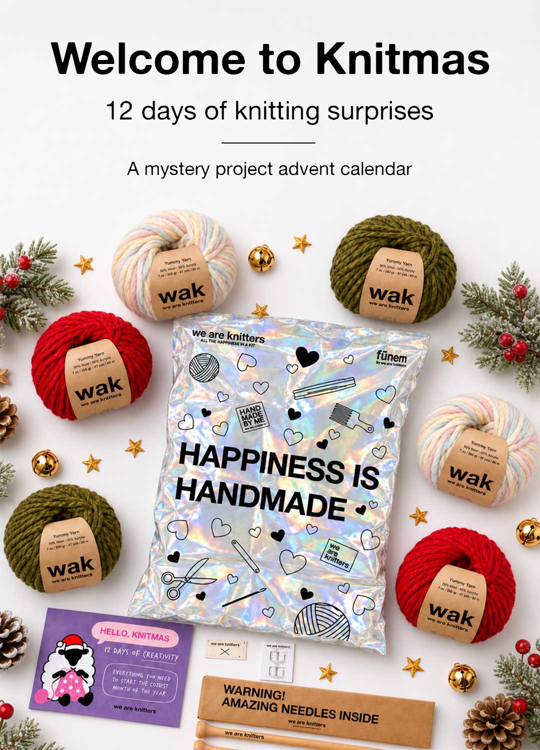 Knitmas: 12 Days of Knitting - Mystery Project Advent Calendar - PREORDER