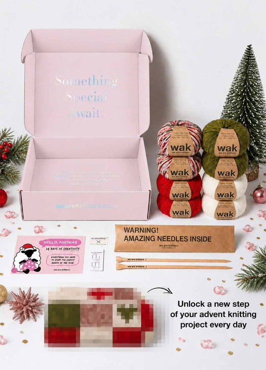 Knitmas: 24 Tage Stricken – Adventskalender mit Überraschungs projekt – VORBESTELLUNG