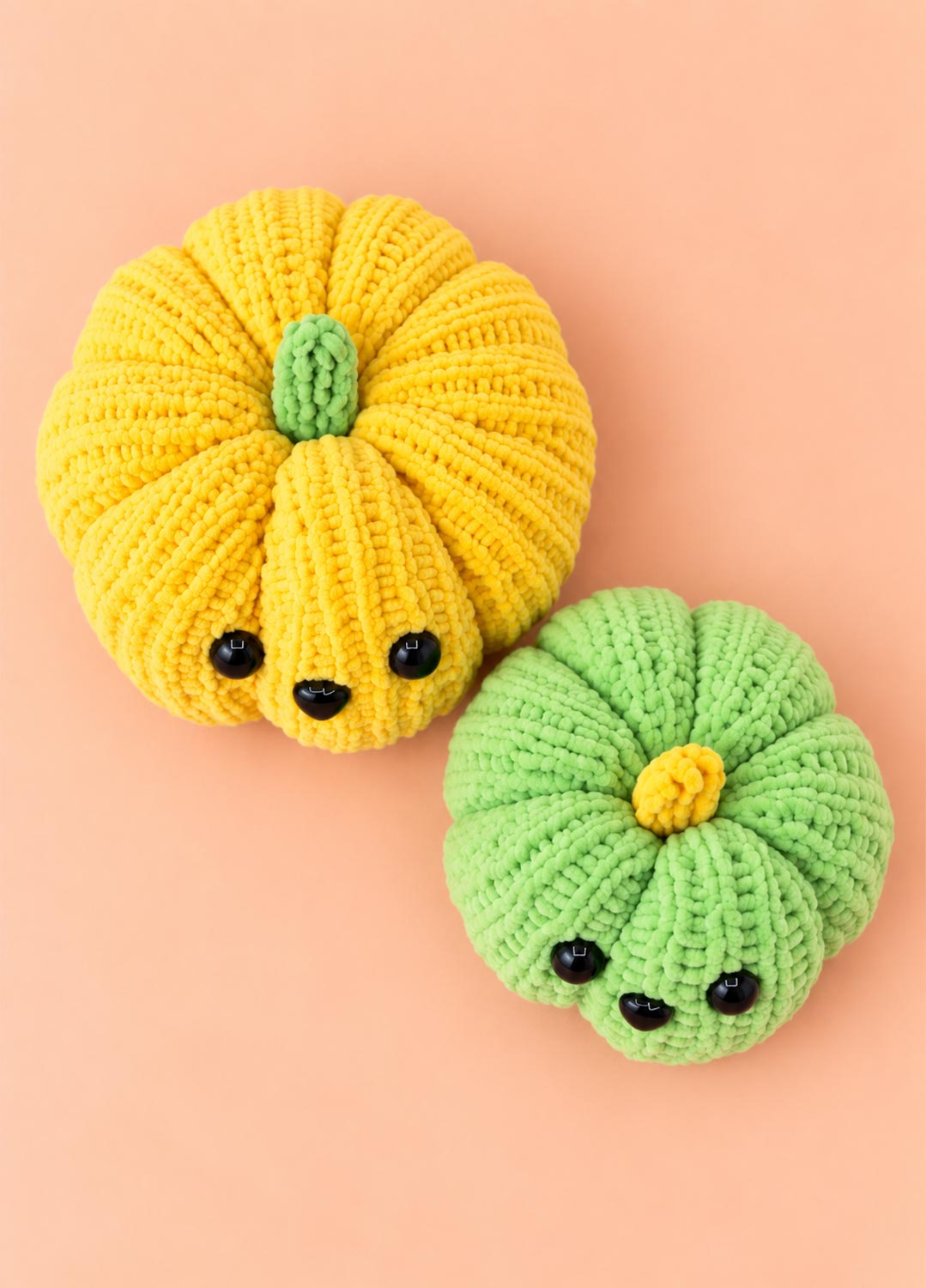 Die Knitty-Kürbisse – Einfaches Strickset für Kürbisse