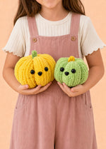 Die Knitty-Kürbisse – Einfaches Strickset für Kürbisse