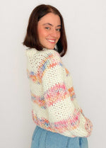 The Striped Rainbow Sweater Kit x @paula.on.knits – Yummy Yarn Version