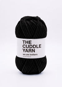 The Cuddle Yarn Black - Amigurumi Chenille Yarn