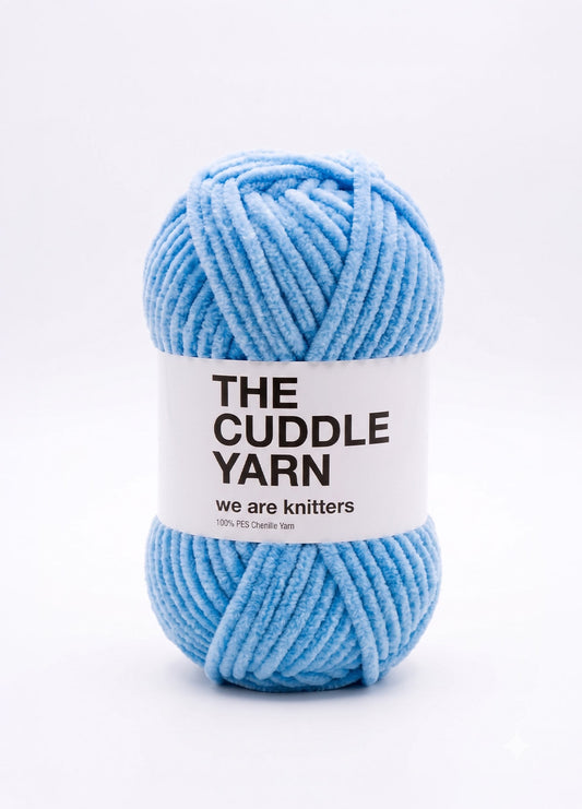 The Cuddle Yarn Blue - Amigurumi Chenille Yarn