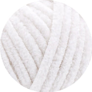 The Cuddle Yarn White - Amigurumi Chenille Yarn