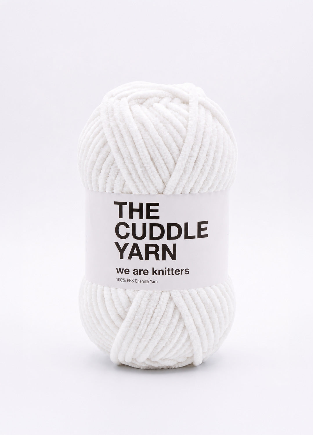 The Cuddle Yarn White - Amigurumi Chenille Yarn
