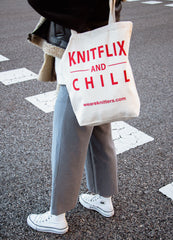 Cross sell: Tote Bag: Knitflix & Chill