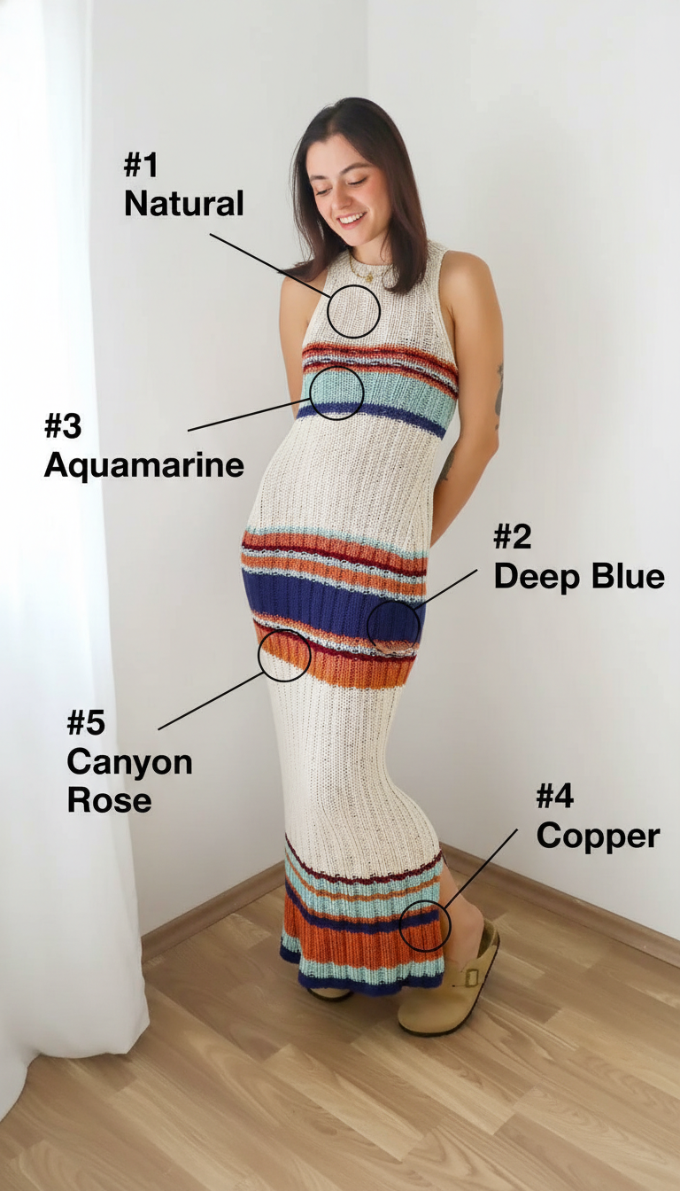 The Samba Dress Kit x @paula.on.knits