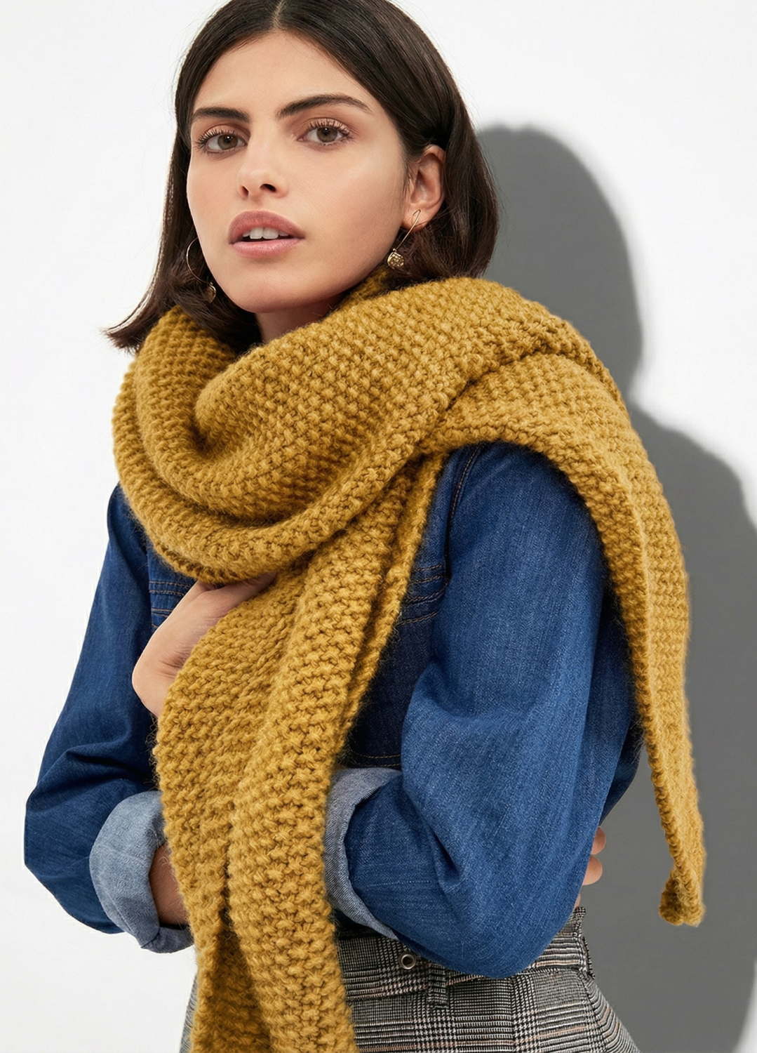 Le Marais Shawl Kit - Yummy Yarn Fine Version