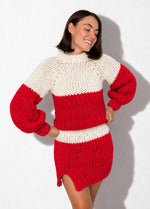 The Rainbow Skirt & Sweater Set Kit x @paula.on.knits – Yummy Yarn Version