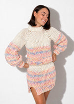 The Rainbow Skirt & Sweater Set Kit x @paula.on.knits – Yummy Yarn Version